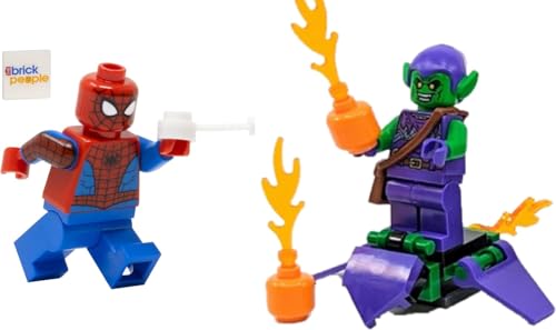 「スパイダーマンとグリーンゴブリンのミニフィギュアセット」