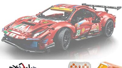 「レゴで楽しむ!フェラーリ488GTEの電動運転キット」