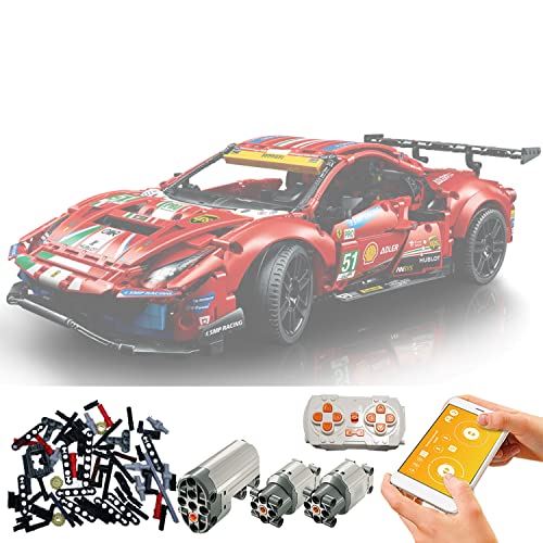 「レゴで楽しむ！フェラーリ488GTEの電動運転キット」