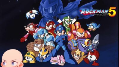 レトロゲーム配信　ロックマン5　～はげ武者～